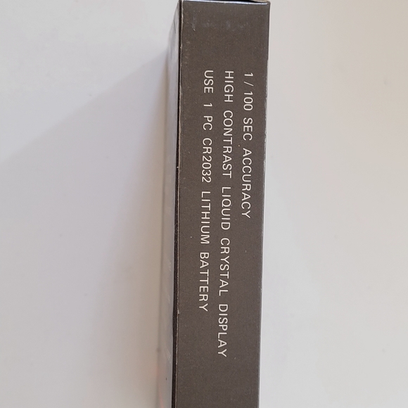 Stop Watch Time Art The Super Lithium 60 Memory Stop Watch Black - Picture 2 of 4